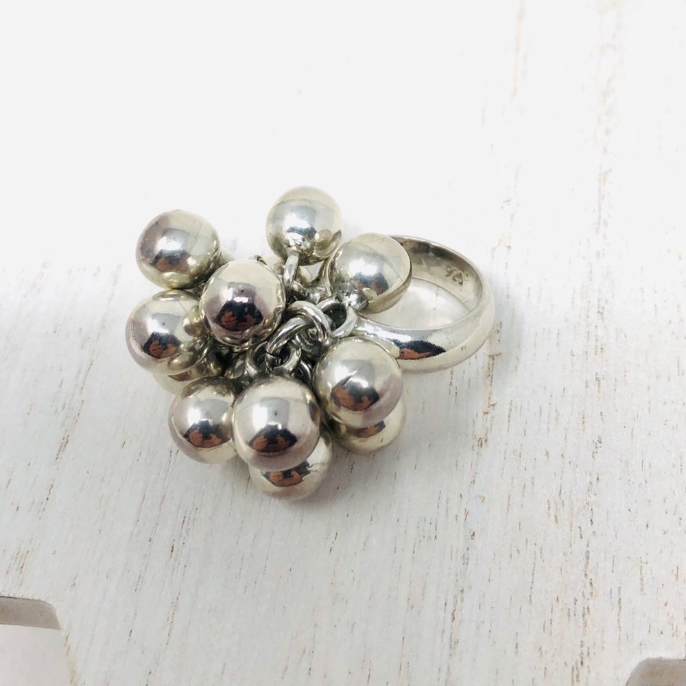 Sterling Silver baubles ring, 24.5g - Picture 2 of 9